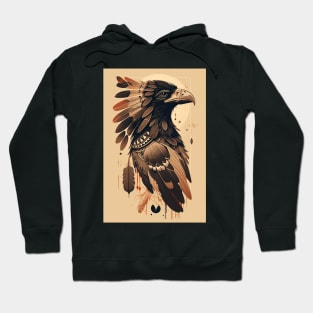 Native American Crow Hoodie